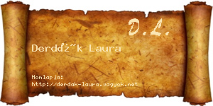 Derdák Laura névjegykártya